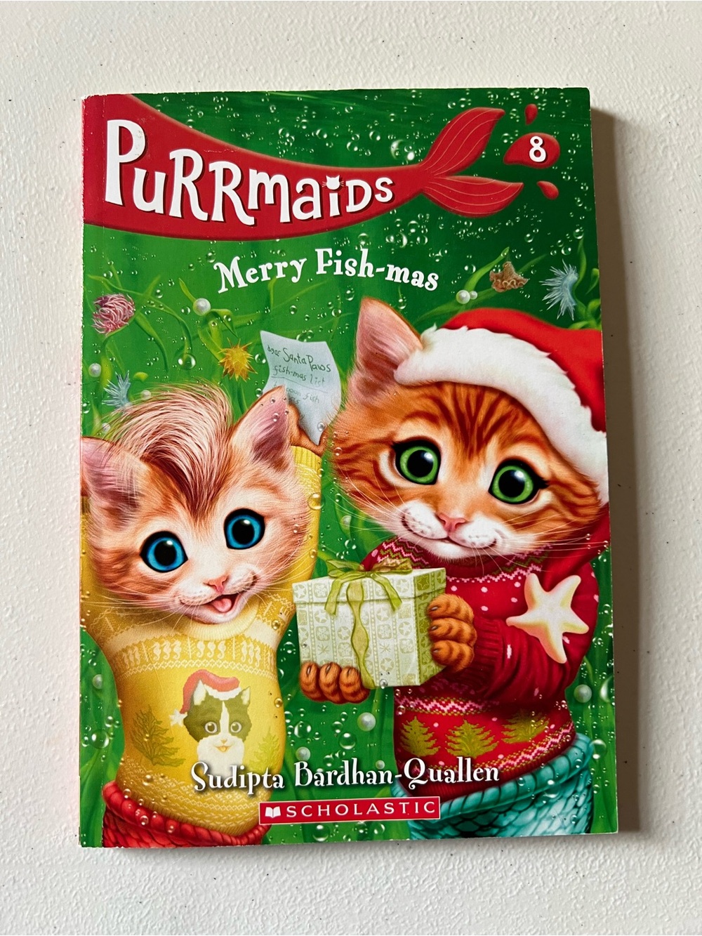 Purrmaids Merry Fish-mas by Sudipta Bardhan-Quallen Children's Book